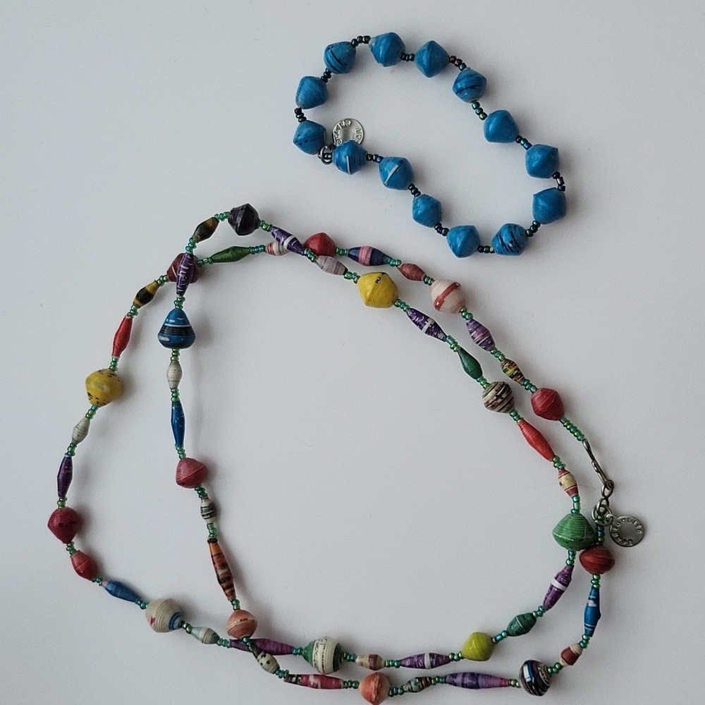 Necklace and bracelet set